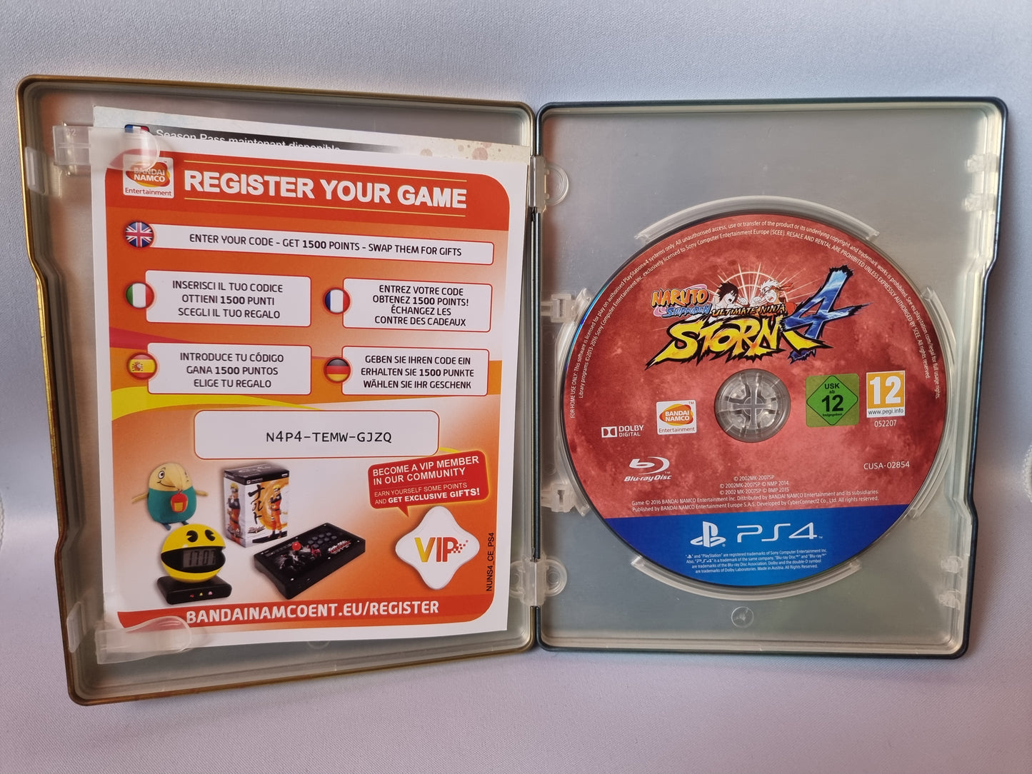 Naruto Shippuden Ultimate Ninja Storm 4 Steelbook