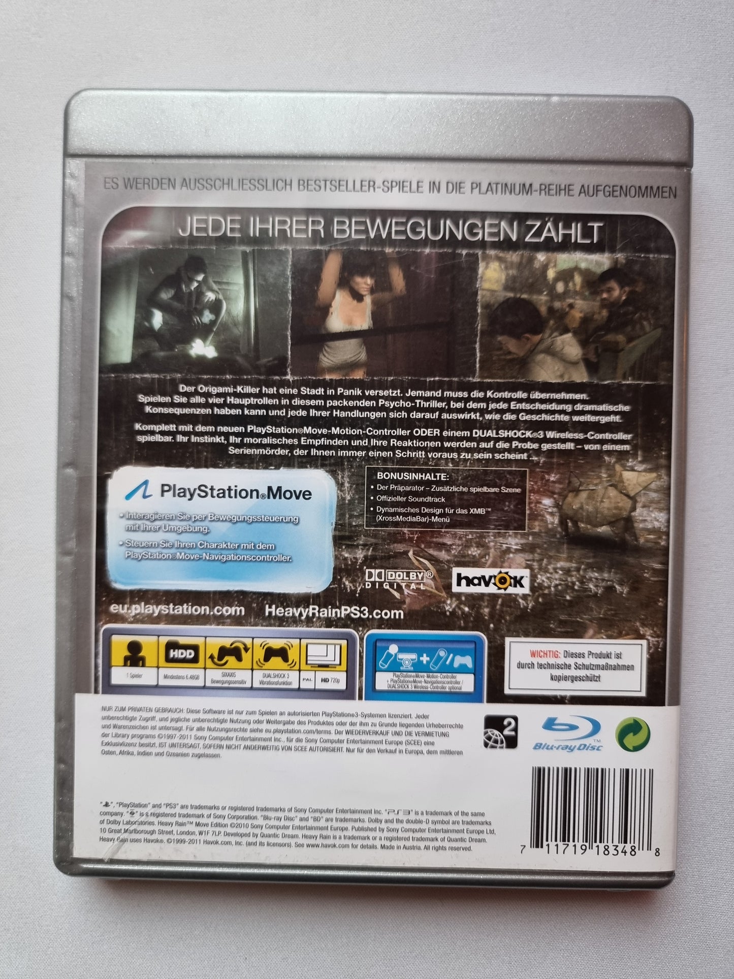 Heavy Rain Move edition (Platinum)