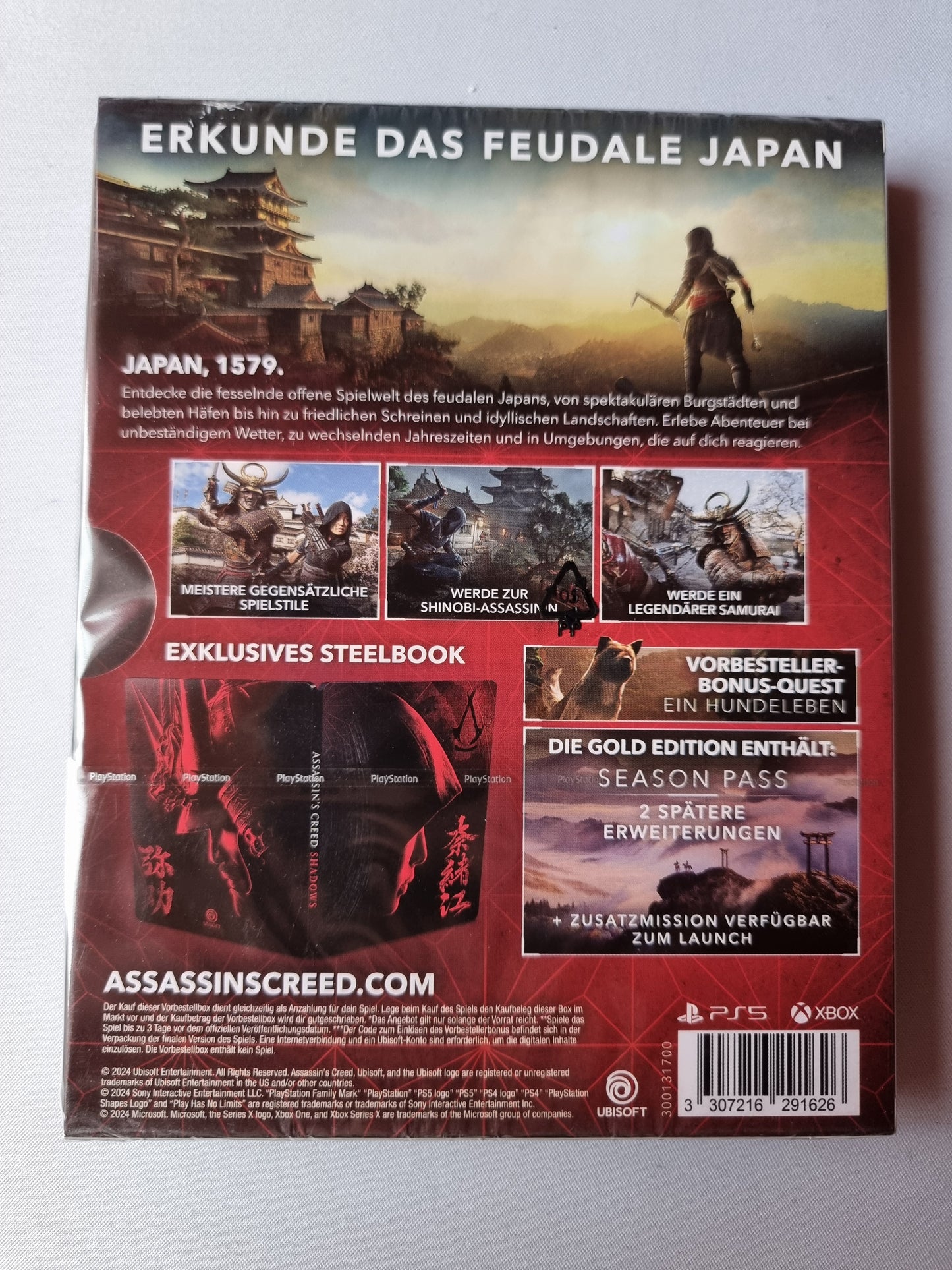 Assassins Creed Shadows Steelbook