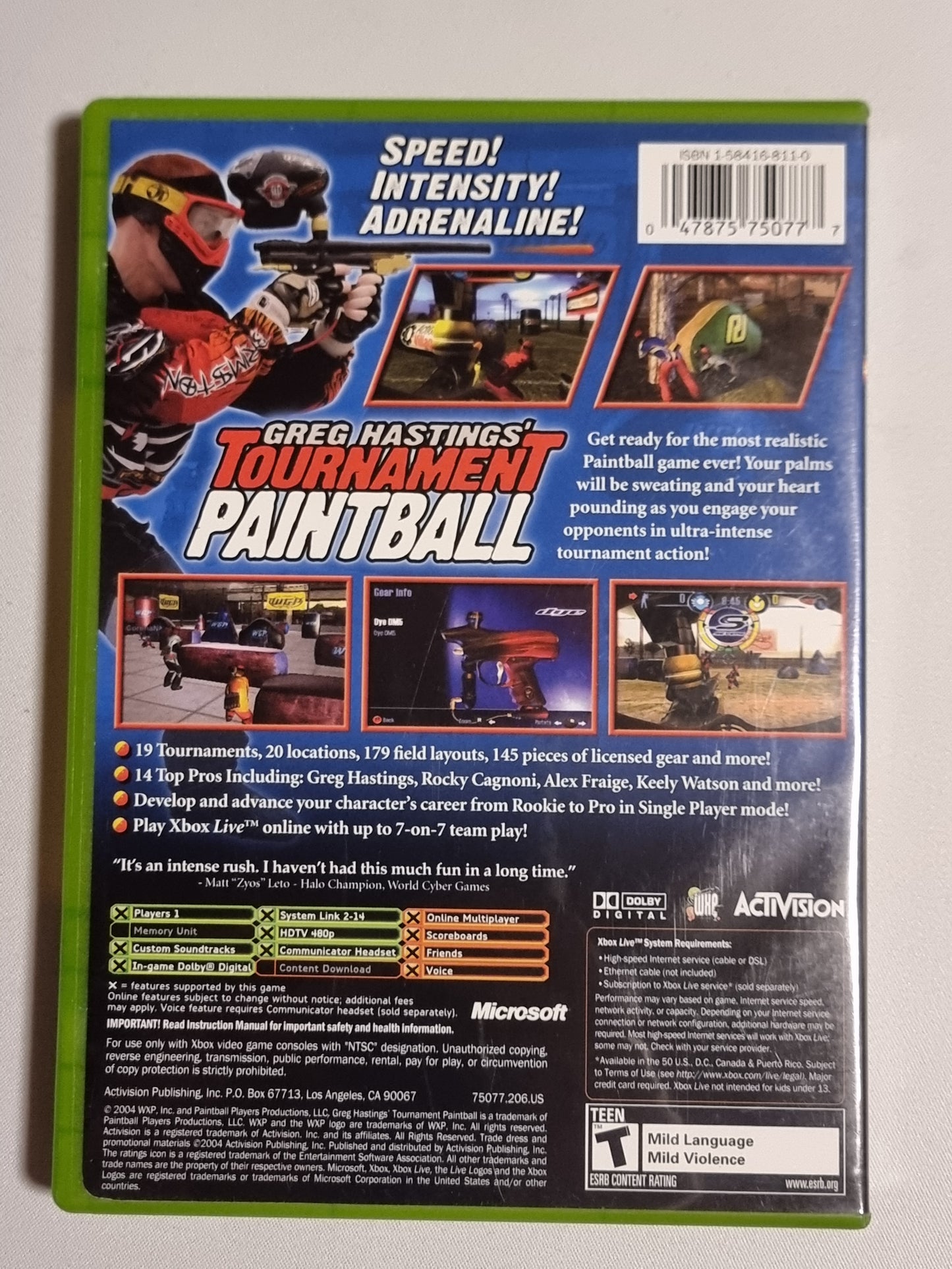 Greg Hastings Tournament Paintball