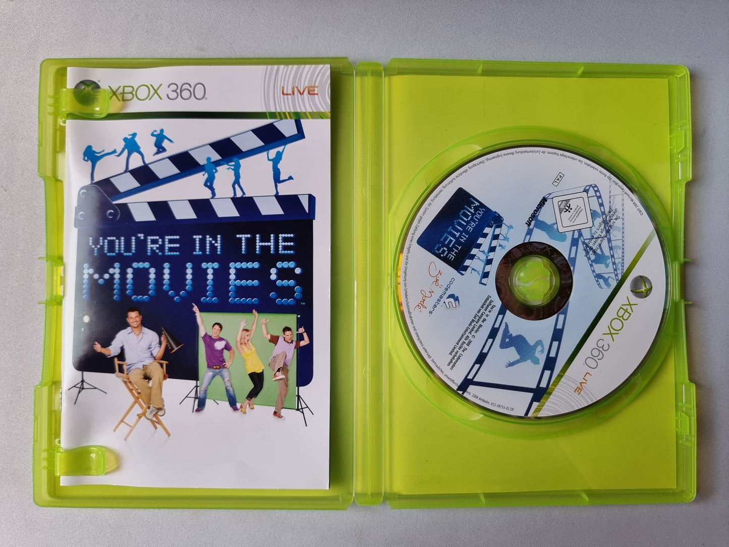 You are in the movies