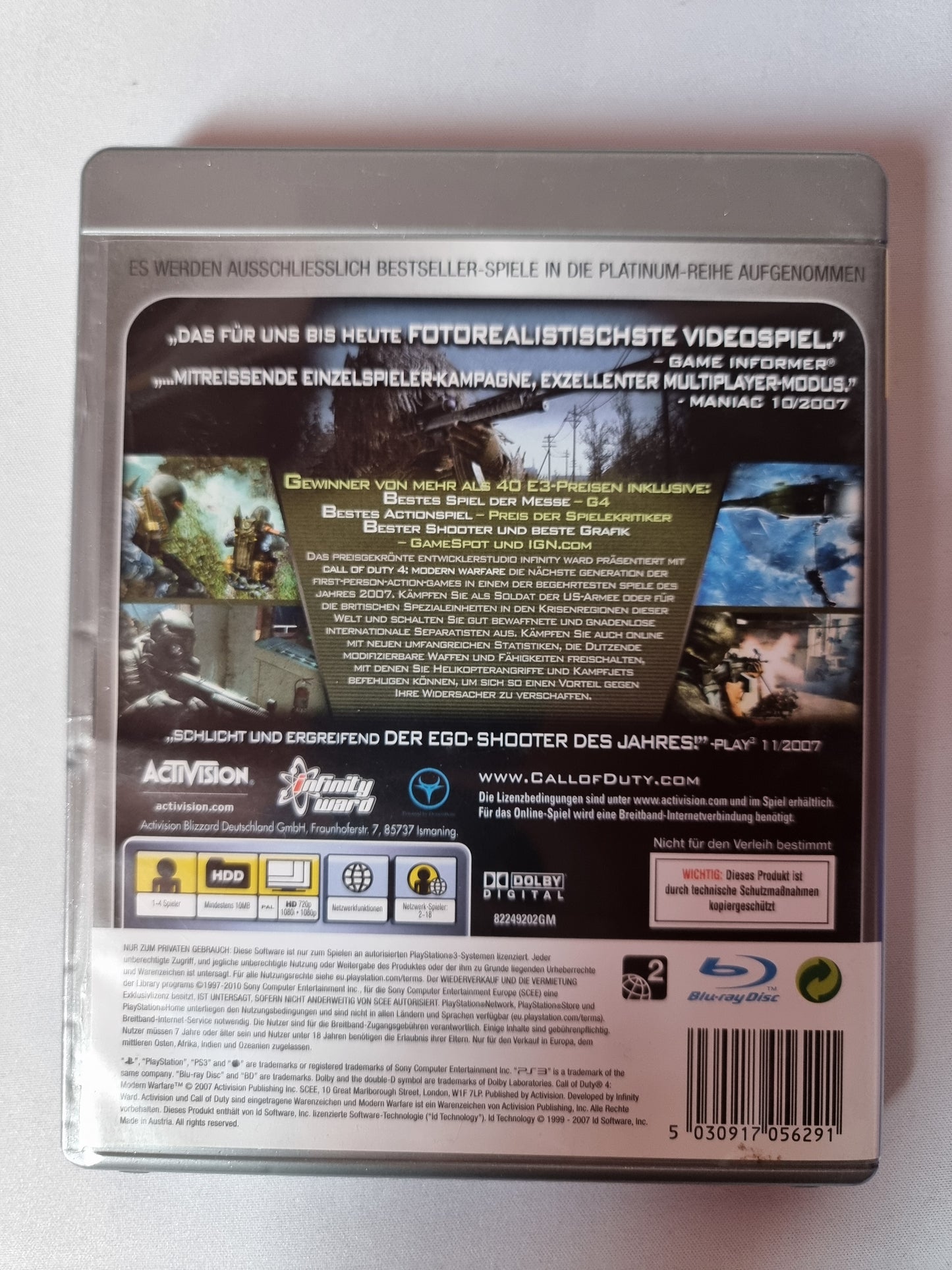 Call of Duty 4 Modern Warfare (Platinum)