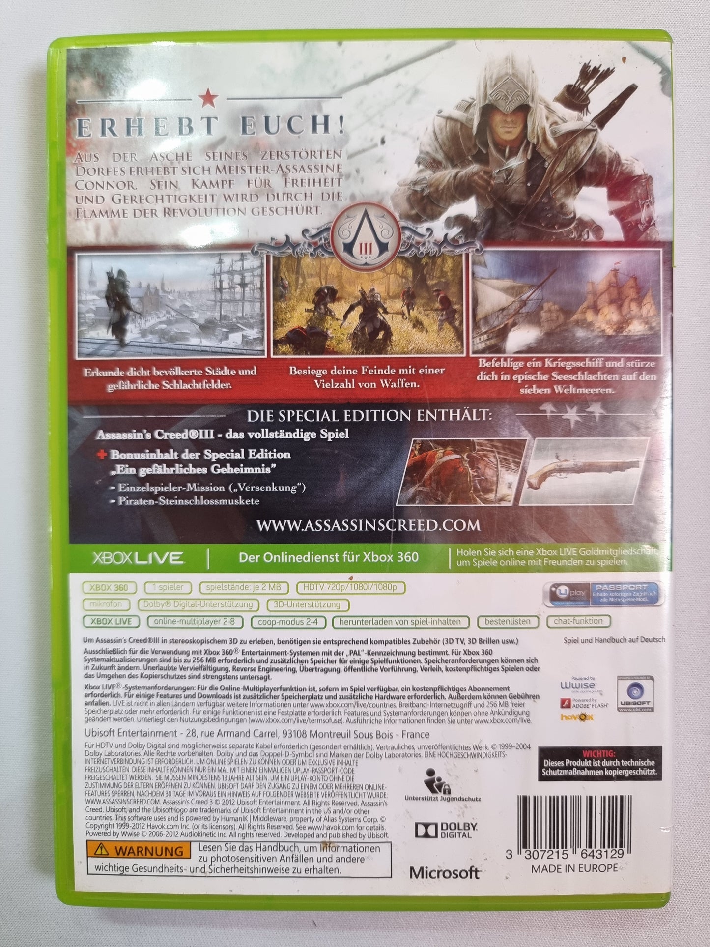 Assassin`s Creed 3 (Special Edition)