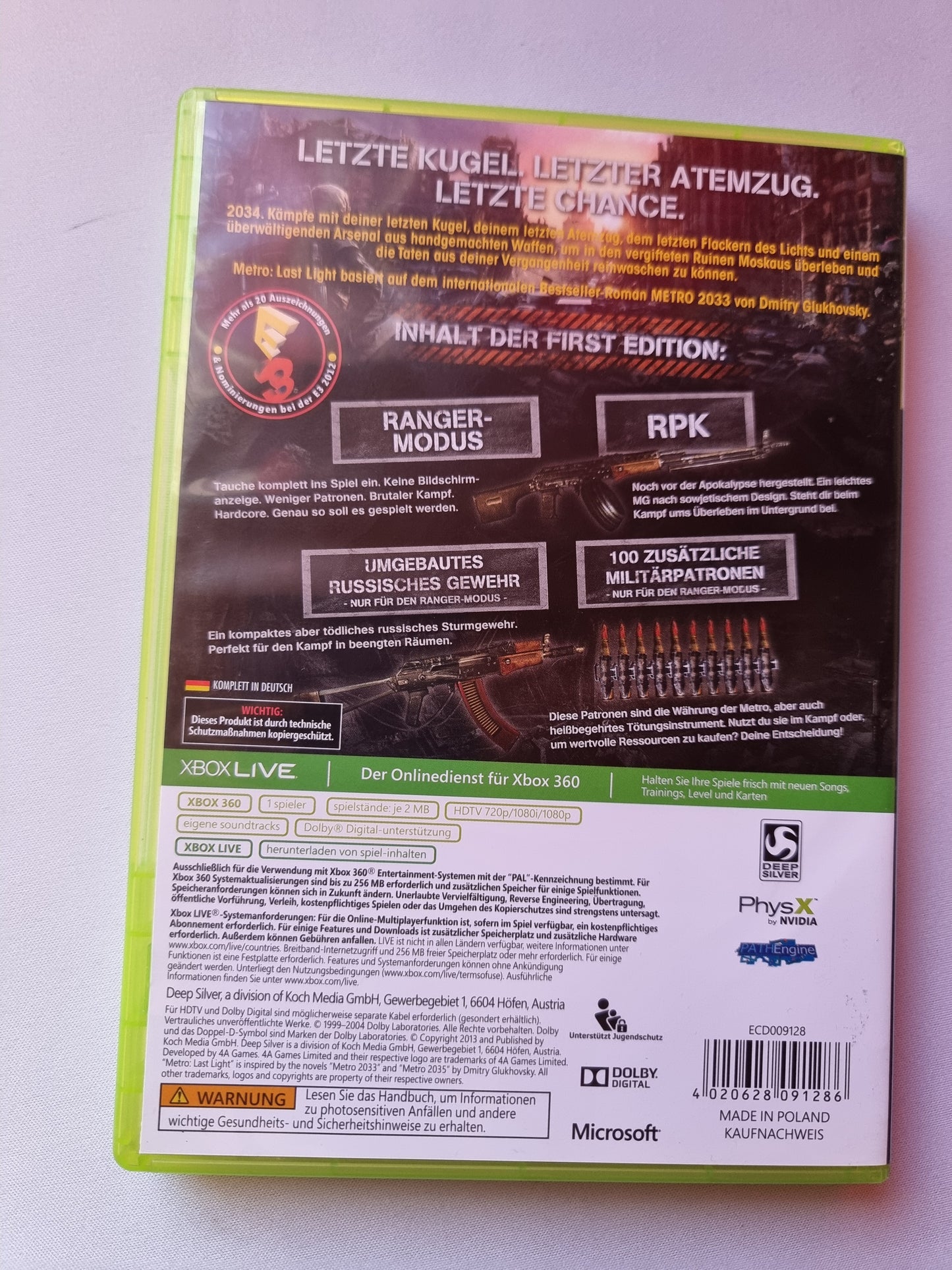 Metro Last Light (First Edition)