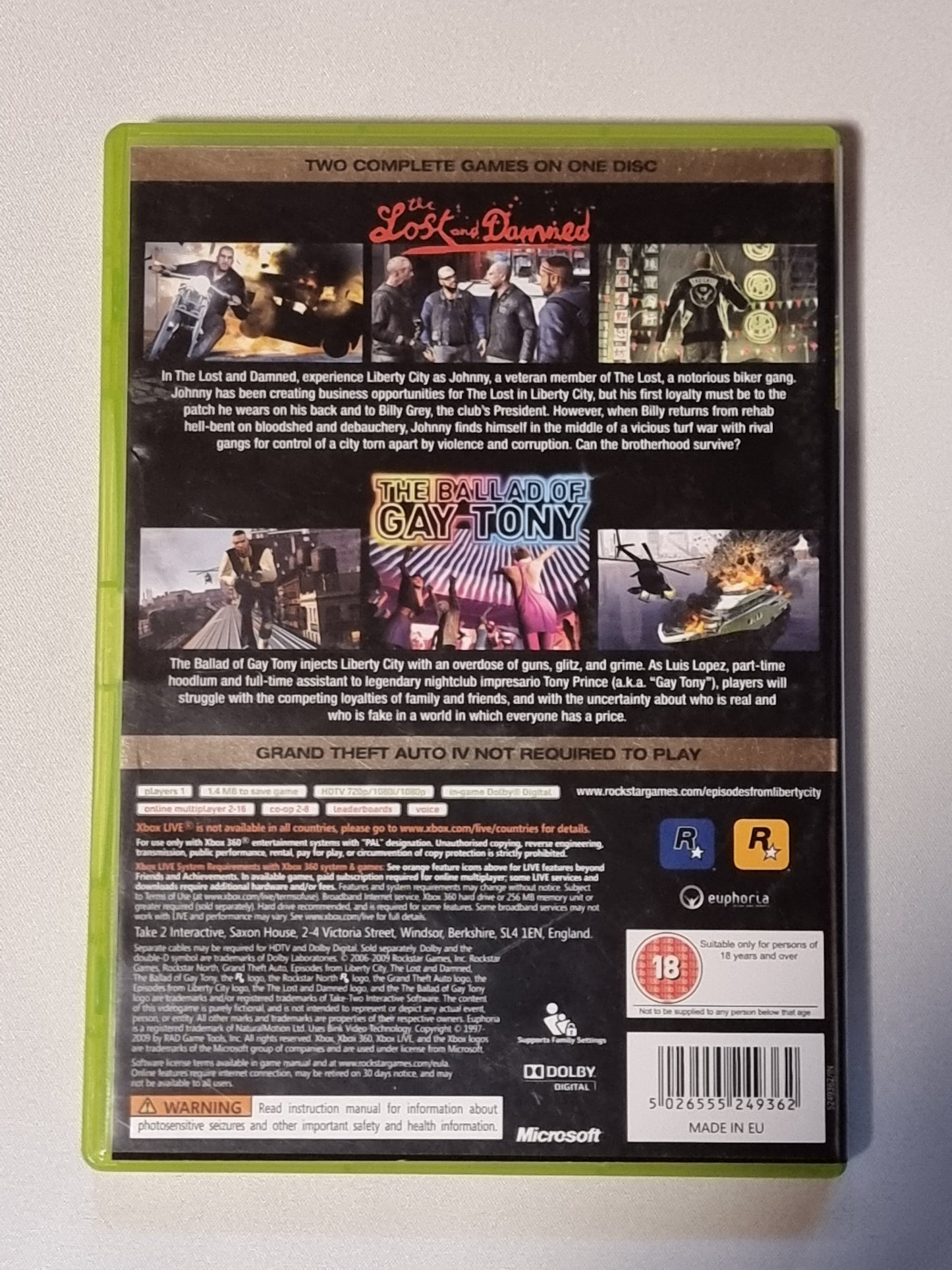 Grand Theft Auto Episodes from Liberty City
