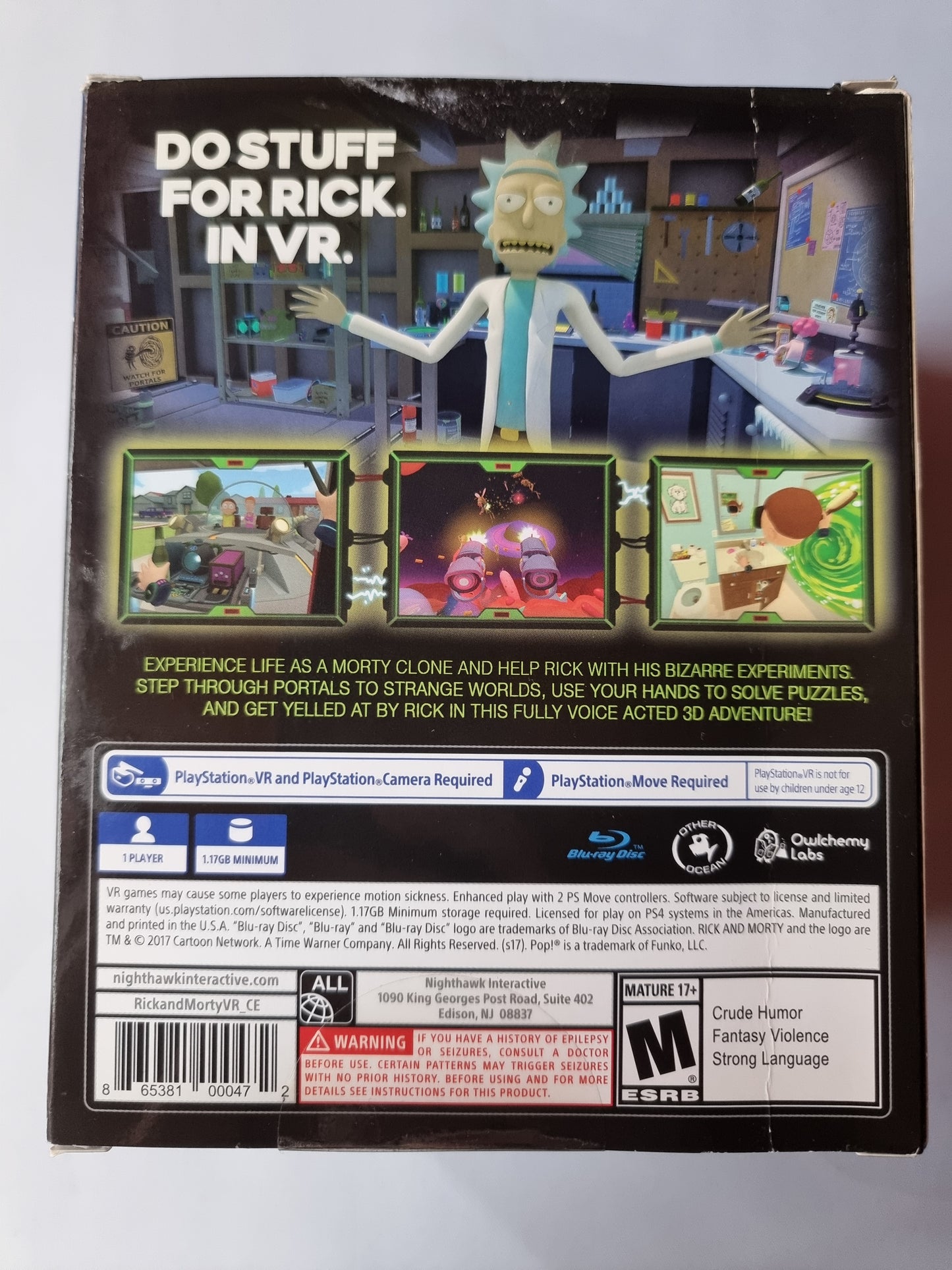 Rick and Morty Virtual Rick-Ality Collectors Edition