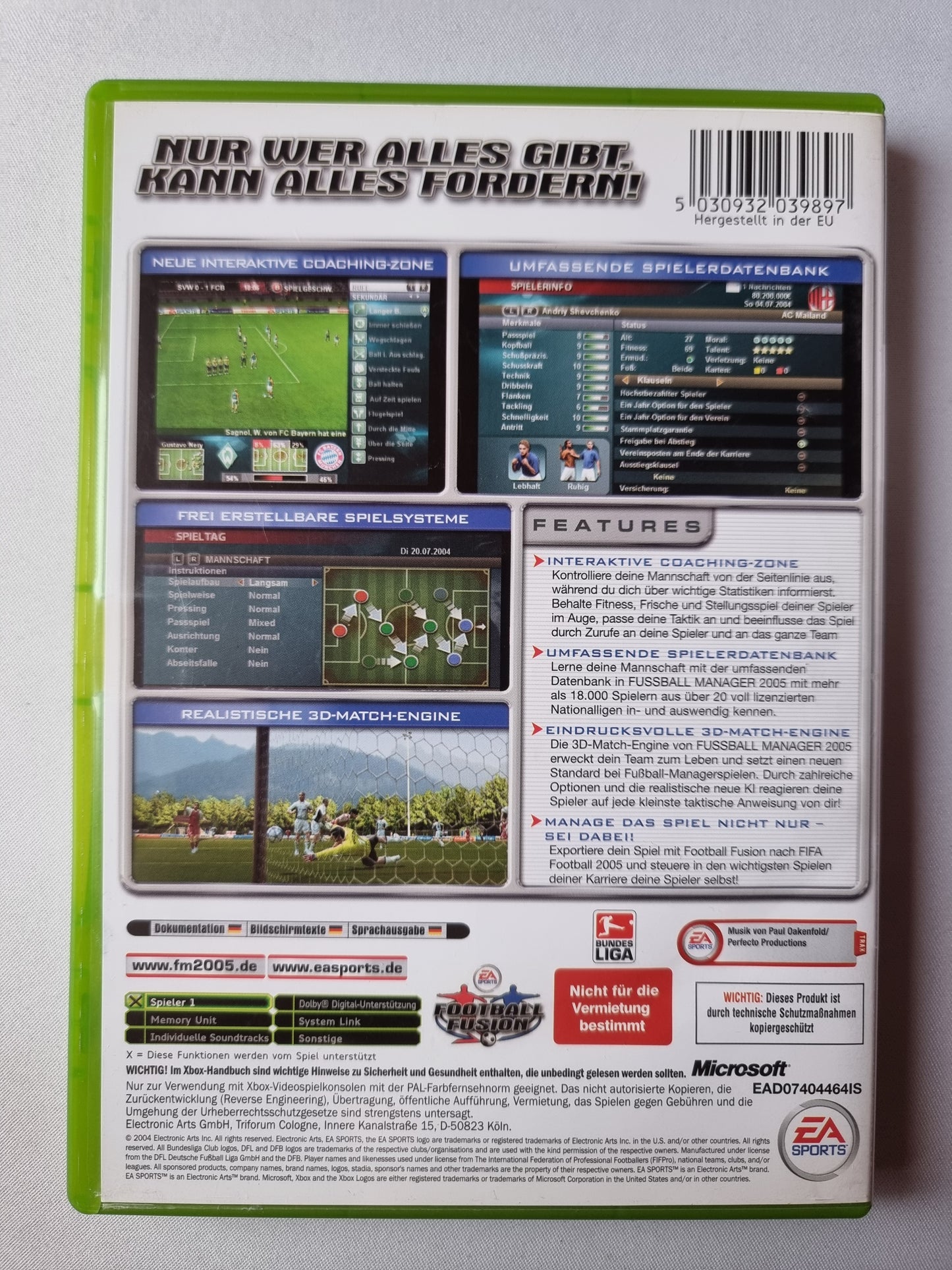 Fussball Manager 2005 EA Sports
