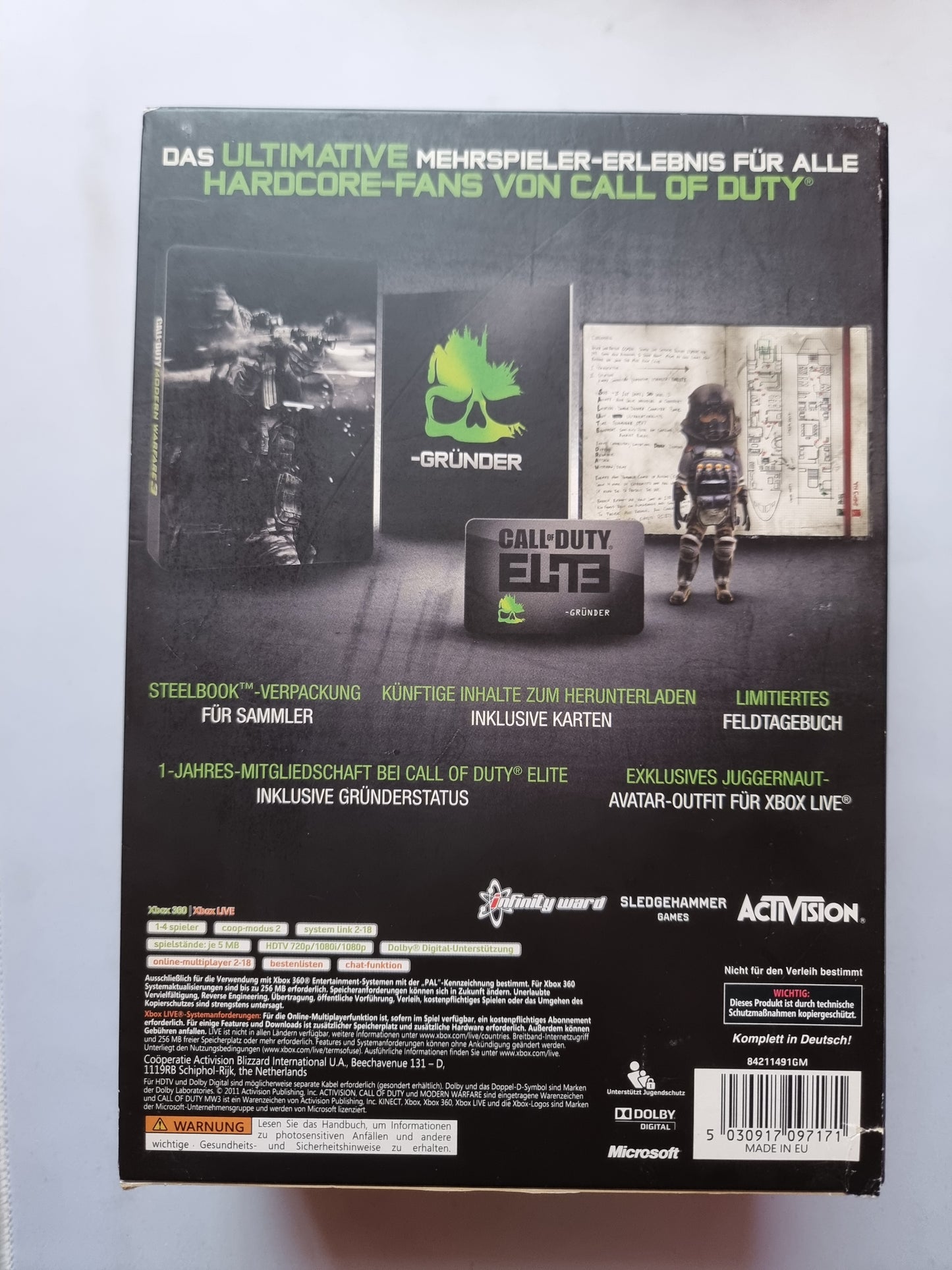 Call of Duty Modern Warfare 3 Collectors Edition