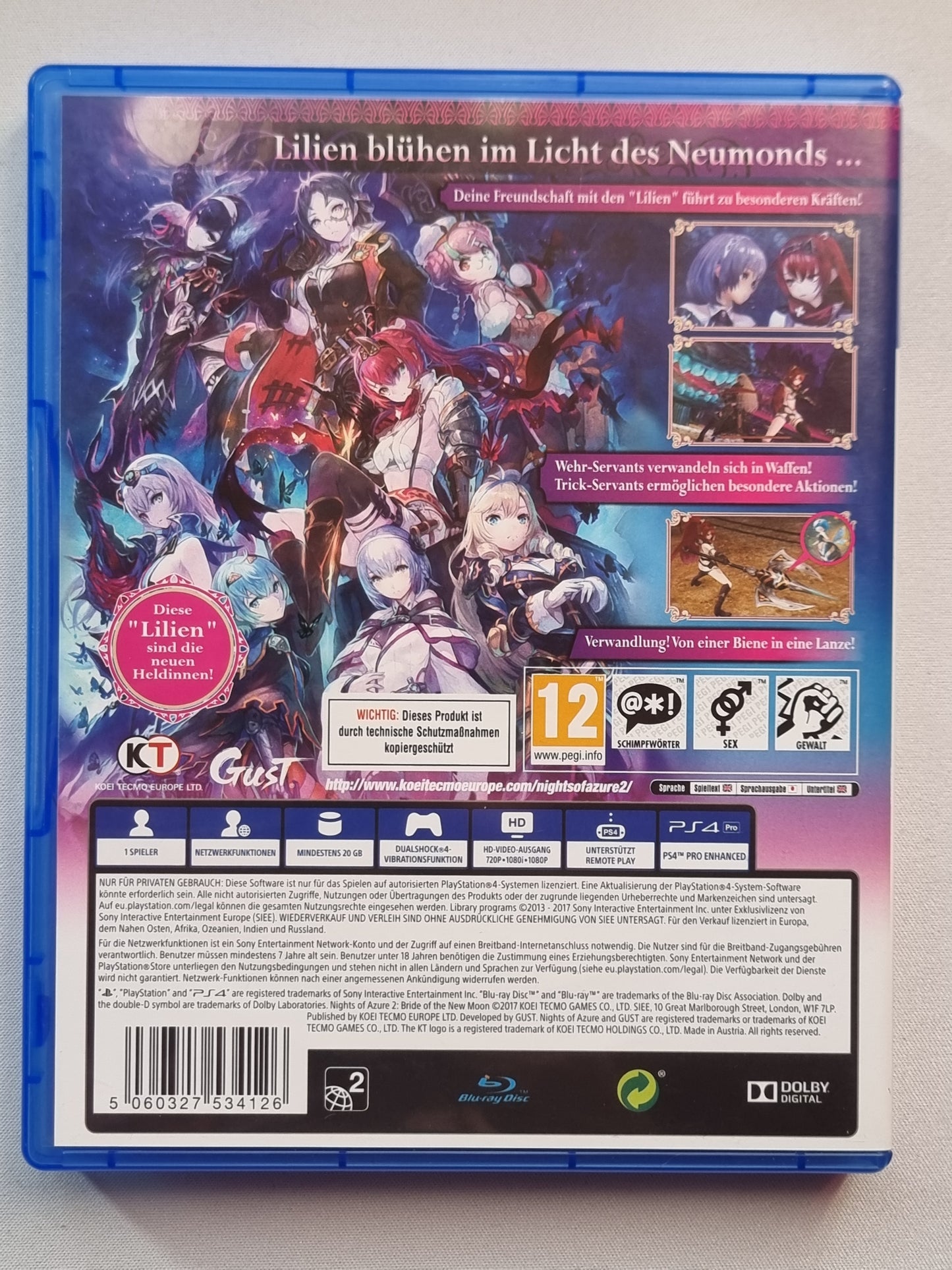 Nights of Azure 2 Bride of the new moon