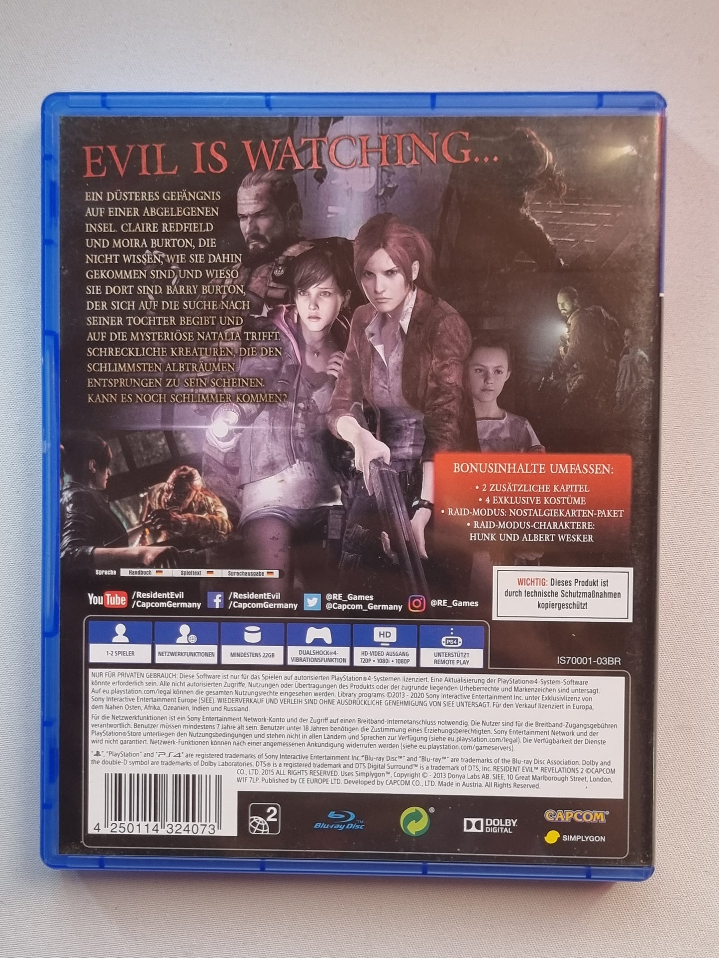 Resident Evil 2 Revelations