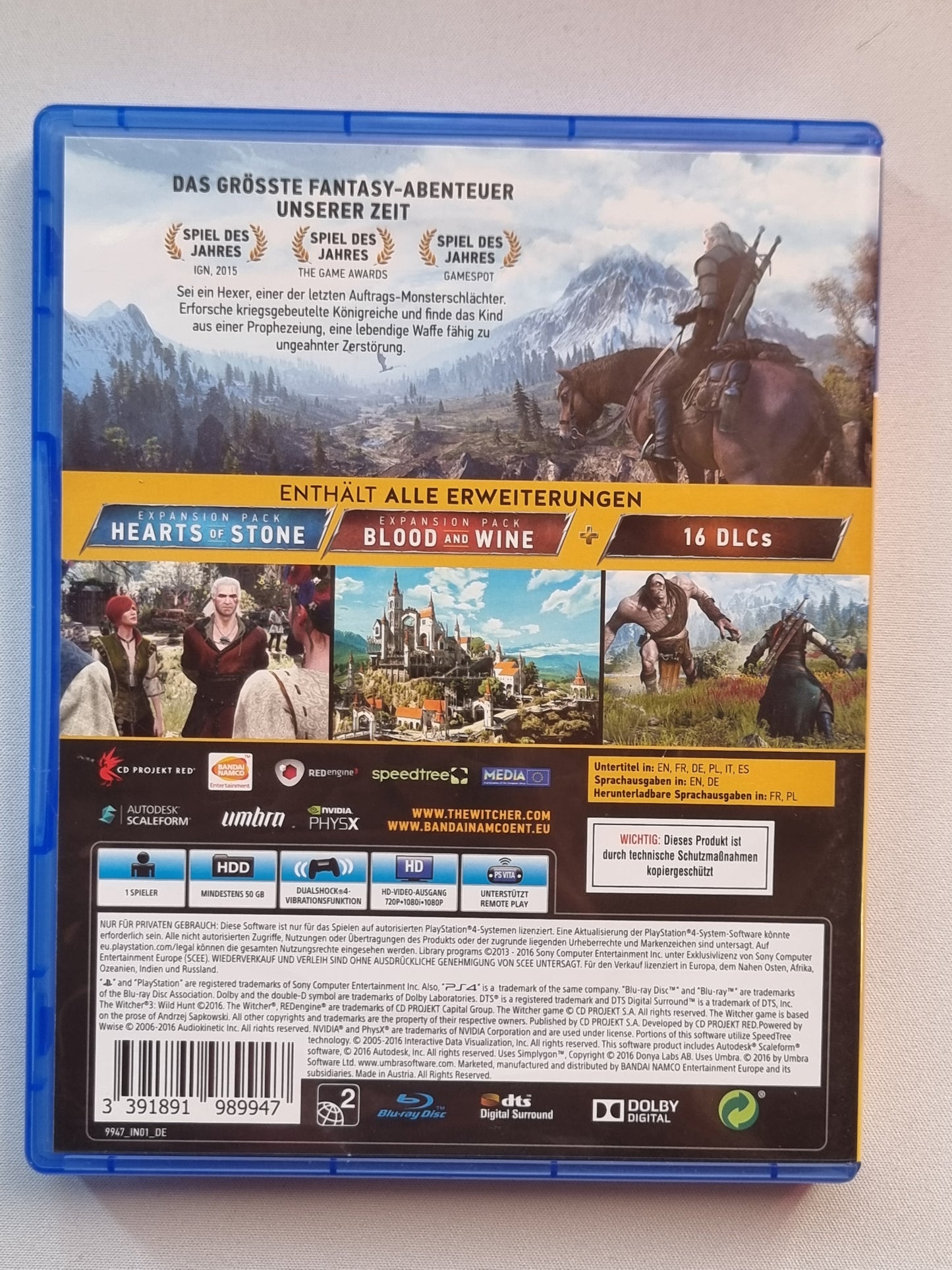 The Witcher WIld Hunt 3
