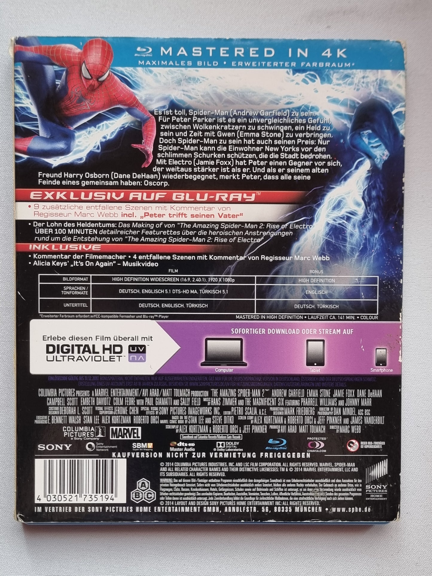 The Amazing Spider-Man 2 Rise of Electro