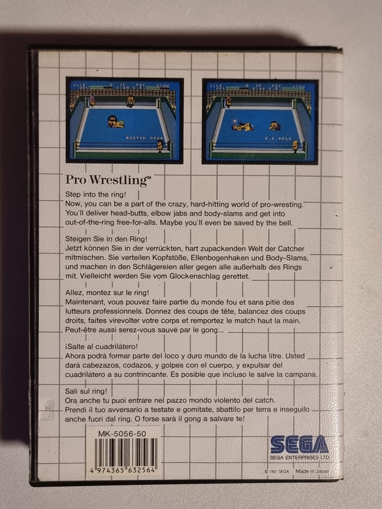 Pro Wrestling The Meg Cartridge