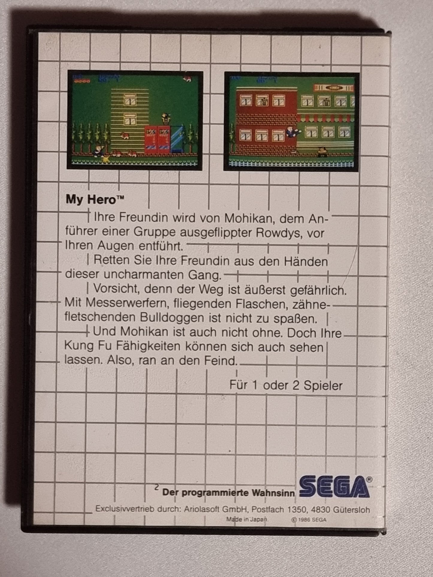 My Hero The Sega Card