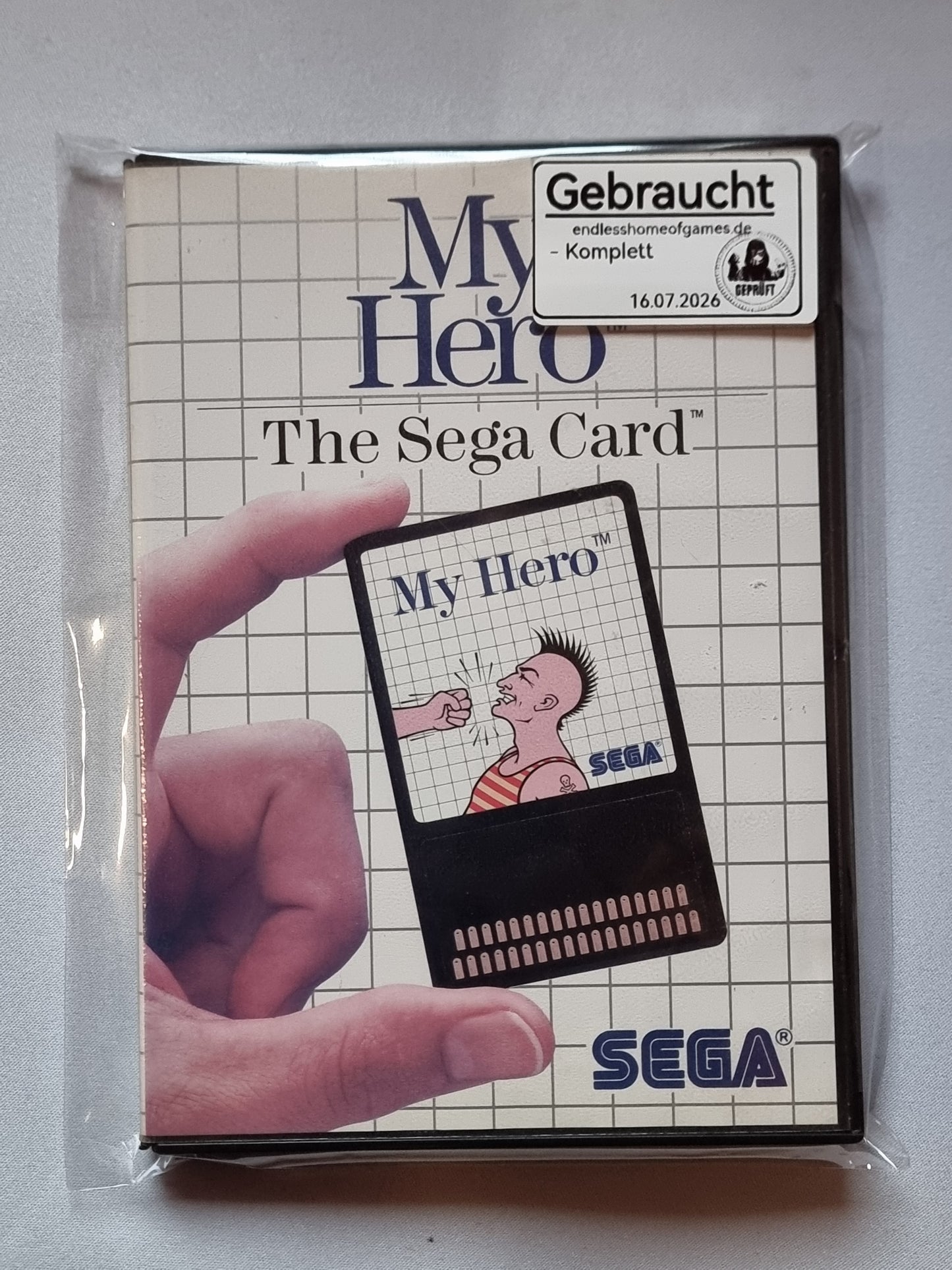 My Hero The Sega Card