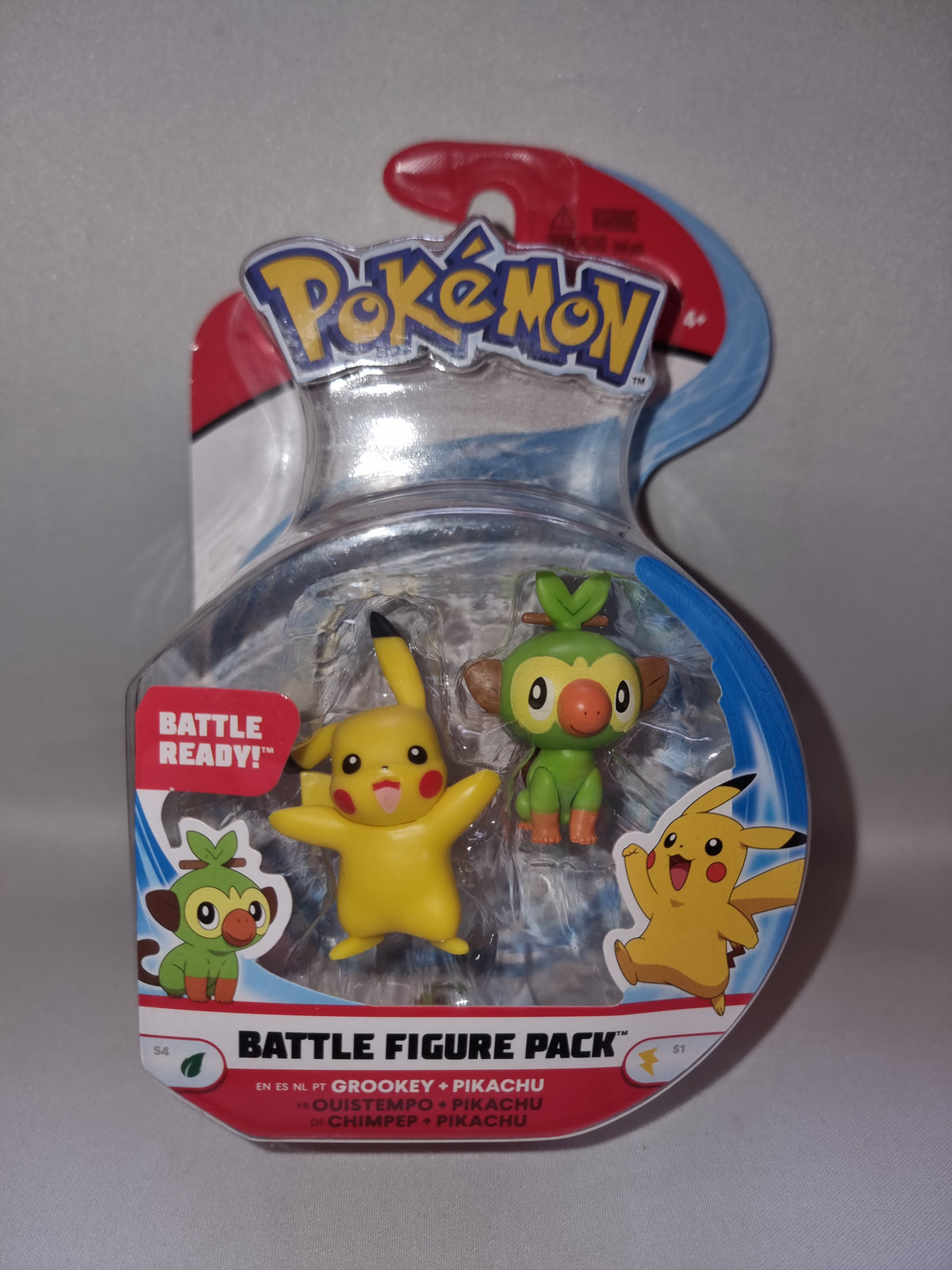 Pokemon Battle Figure Pack Chimpep & Pikachu
