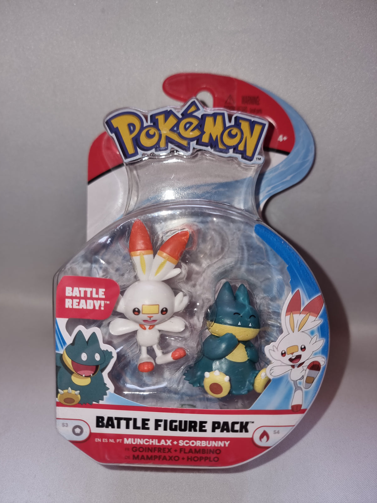 Pokemon Battle Figure Pack Mampfaxo & Hopplo